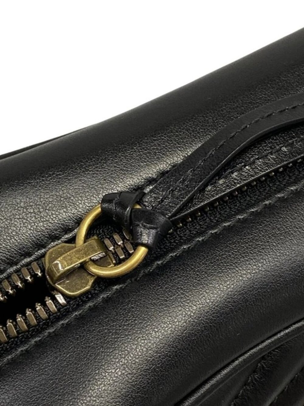 GUCCI GG Marmont 447632 Black Leather - Shoulder Bag - Picture 8 of 15